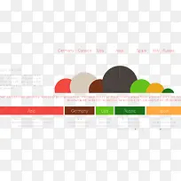 山峰形状信息图表演示矢量素材-空若网 山峰形状信息图表演示矢量素材-空若网