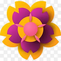 春节多彩花朵剪纸-空若网 春节多彩花朵剪纸-空若网