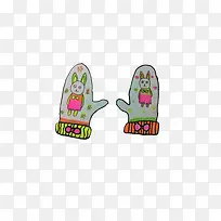 少儿美术可爱手套-空若网 少儿美术可爱手套-空若网