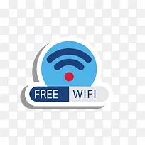 矢量卡通扁平化WIFI标志-空若网 矢量卡通扁平化WIFI标志-空若网