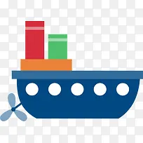 矢量小轮船-空若网 矢量小轮船-空若网