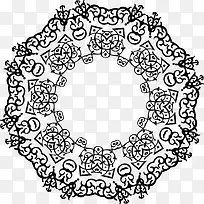 对称复古中式纹理-空若网 对称复古中式纹理-空若网