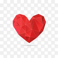 立体多面体爱心-空若网 立体多面体爱心-空若网