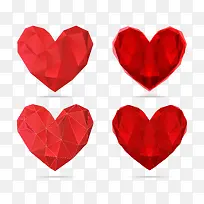 立体多面体爱心-空若网 立体多面体爱心-空若网