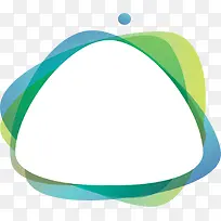蓝绿色几何流体边框-空若网 蓝绿色几何流体边框-空若网