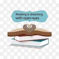 矢量创意叠加的书-空若网 矢量创意叠加的书-空若网