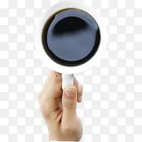 黑色俯视咖啡杯子造型-空若网 黑色俯视咖啡杯子造型-空若网