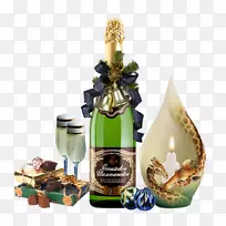 香槟酒Albom新年博客剪贴画-香槟-空若网 香槟酒Albom新年博客剪贴画-香槟-空若网