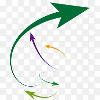 随意多彩箭头-空若网 随意多彩箭头-空若网