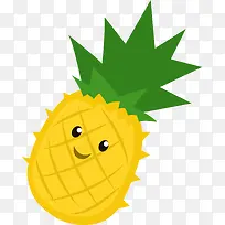 矢量卡通菠萝水果图-空若网 矢量卡通菠萝水果图-空若网