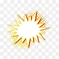 矢量黄色爆炸促销标签-空若网 矢量黄色爆炸促销标签-空若网