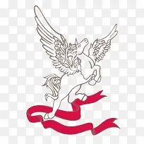 展翅的白马-空若网 展翅的白马-空若网