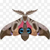 手绘飞蛾矢量图-空若网 手绘飞蛾矢量图-空若网