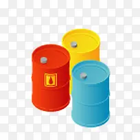 彩色油漆桶-空若网 彩色油漆桶-空若网