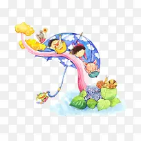 滑梯树花伞-空若网 滑梯树花伞-空若网