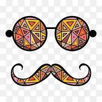 时尚眼镜和胡子图片-空若网 时尚眼镜和胡子图片-空若网