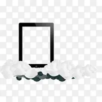 平板框白色云彩-空若网 平板框白色云彩-空若网