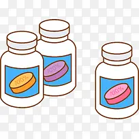 卡通药瓶-空若网 卡通药瓶-空若网