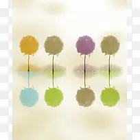 水墨树木背景-空若网 水墨树木背景-空若网