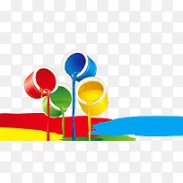 多彩油漆桶-空若网 多彩油漆桶-空若网