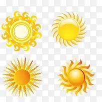 各种卡通手绘太阳-空若网 各种卡通手绘太阳-空若网