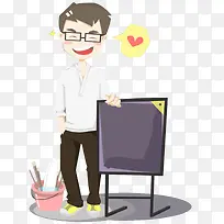 扁平化卡通形象素材-空若网 扁平化卡通形象素材-空若网