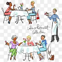 咖啡厅人物-空若网 咖啡厅人物-空若网