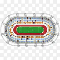 扁平化球场装饰-空若网 扁平化球场装饰-空若网