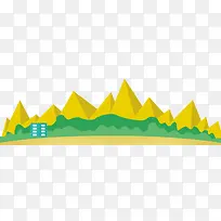 卡通手绘绿色黄色背景-空若网 卡通手绘绿色黄色背景-空若网