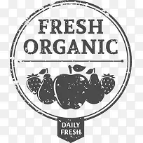 水果蔬菜标签 黑白扁平-空若网 水果蔬菜标签 黑白扁平-空若网