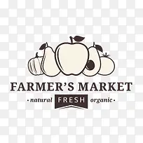 黑白标签 水果蔬菜-空若网 黑白标签 水果蔬菜-空若网