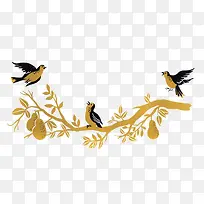 树枝上的鸟-空若网 树枝上的鸟-空若网