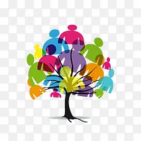 彩色人树-空若网 彩色人树-空若网