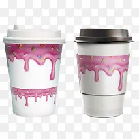 一次性纸杯蛋糕图案设计-空若网 一次性纸杯蛋糕图案设计-空若网