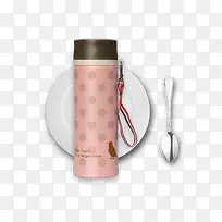 餐盘里的保温杯-空若网 餐盘里的保温杯-空若网