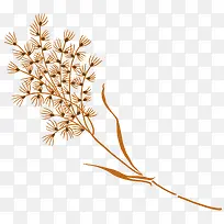 文艺插画满天星素材-空若网 文艺插画满天星素材-空若网