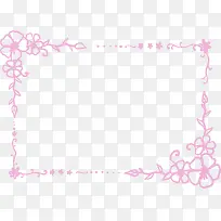 涂鸦小花边框-空若网 涂鸦小花边框-空若网