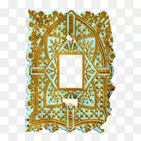 对称线矩形图案-复古金-空若网 对称线矩形图案-复古金-空若网