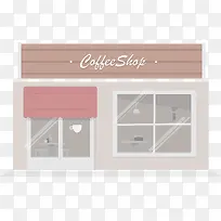 矢量扁平化咖啡厅-空若网 矢量扁平化咖啡厅-空若网