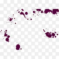 紫色的墨点-空若网 紫色的墨点-空若网