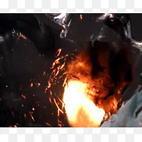 火光纹理背景-空若网 火光纹理背景-空若网