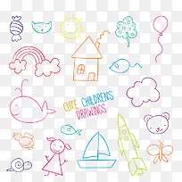 卡通简笔画-空若网 卡通简笔画-空若网