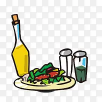 手绘饭菜菜肴图案-空若网 手绘饭菜菜肴图案-空若网