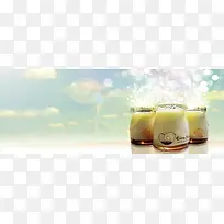 手绘牛奶杯子星空绚丽-空若网 手绘牛奶杯子星空绚丽-空若网