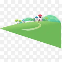 卡通手绘清新原野-空若网 卡通手绘清新原野-空若网