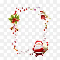 圣诞老人装饰的边框-空若网 圣诞老人装饰的边框-空若网