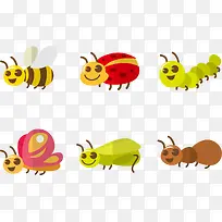 矢量图几只昆虫-空若网 矢量图几只昆虫-空若网