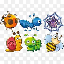 矢量卡通可爱动物-空若网 矢量卡通可爱动物-空若网