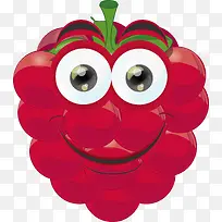 红色葡萄水果矢量图-空若网 红色葡萄水果矢量图-空若网