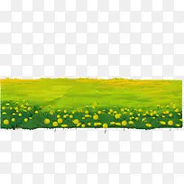 2016矢量草地素材黄花绿草-空若网 2016矢量草地素材黄花绿草-空若网